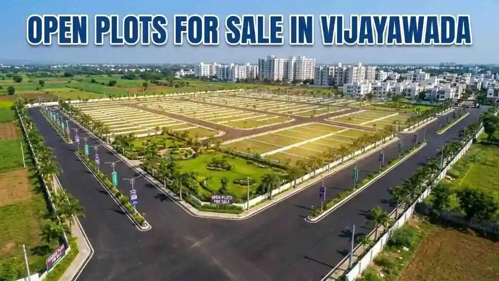 APCRDA Approved Villa Plots in Vijayawada with Wide Roads and Green Surroundings